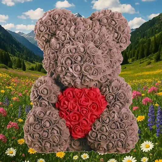 Ours en rose coeur
