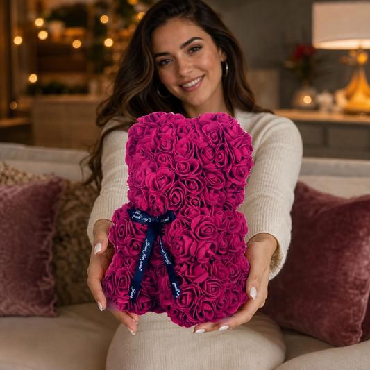 Ours De Roses — model-offering-gift
