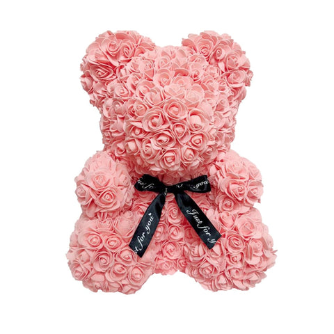 ours en fleur