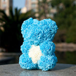 Ourson en Rose Bleu Ciel